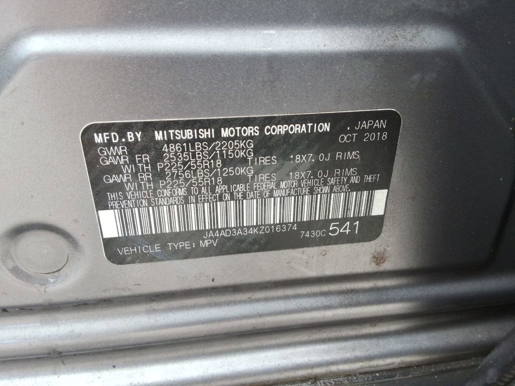 2019 Mitsubishi Outlander SEL