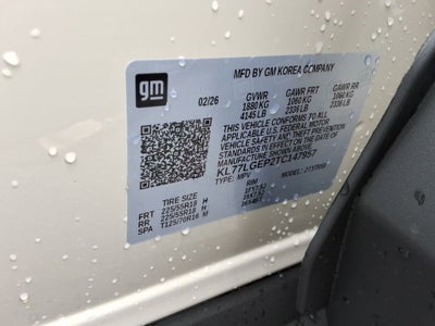 2026 Chevrolet Trax 1RS