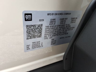 2026 Chevrolet Trax 1RS