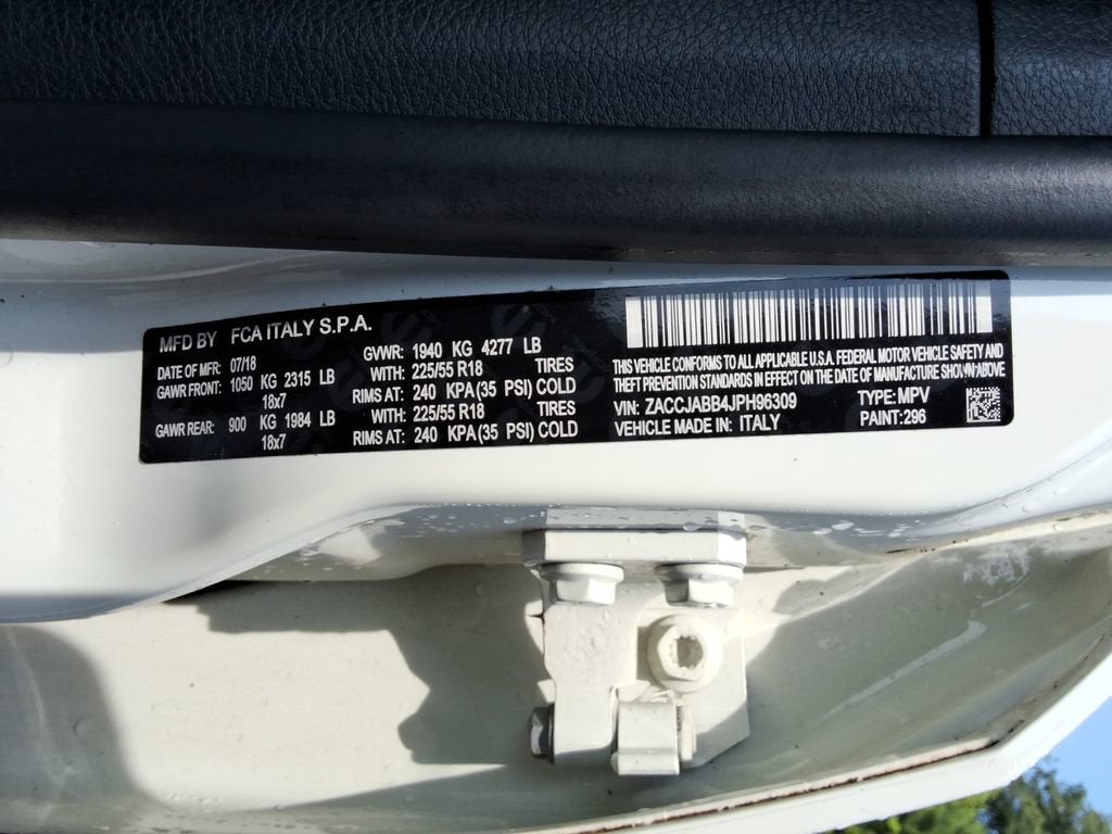 2018 Jeep Renegade Altitude FWD