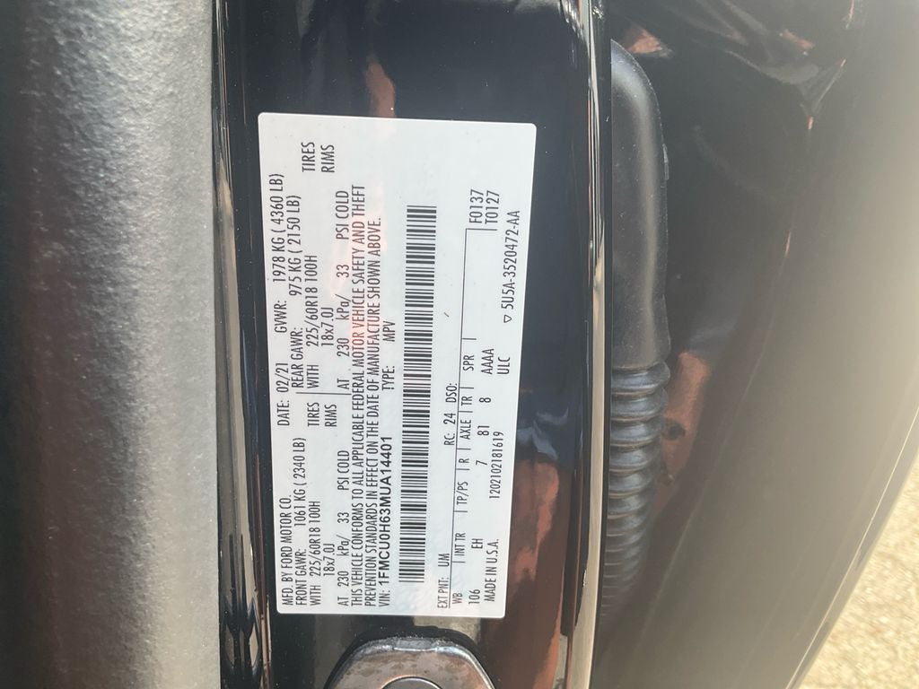 2021 Ford Escape SEL