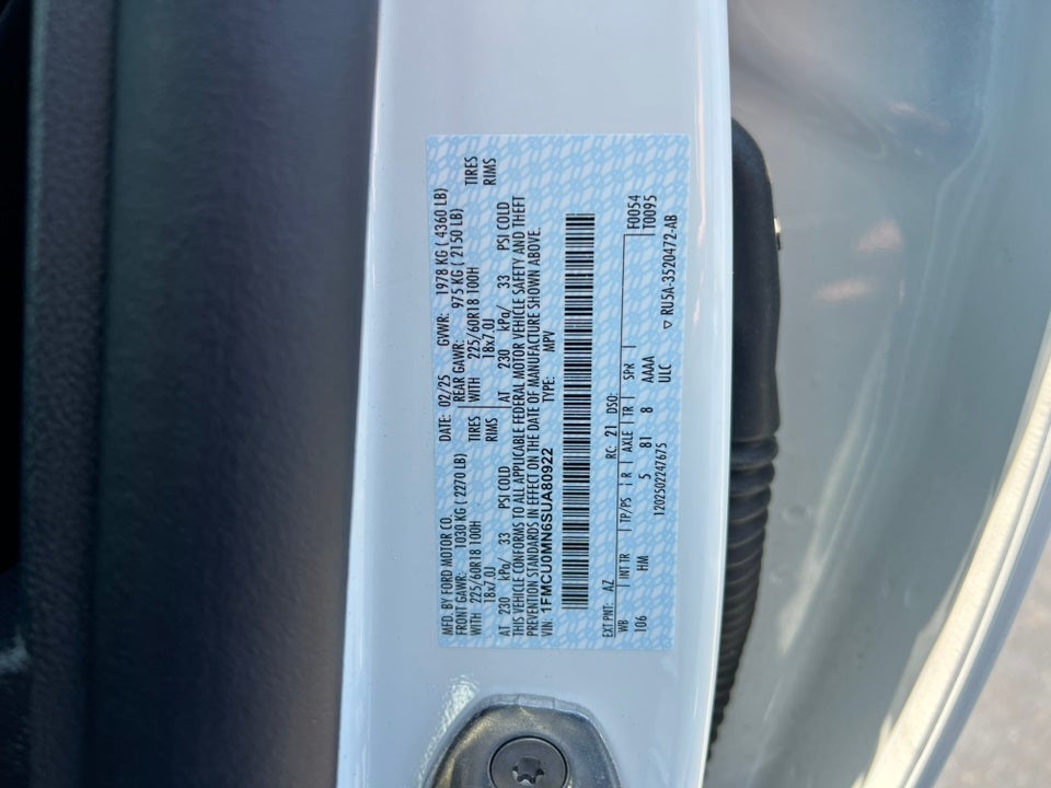 2025 Ford Escape ST-Line