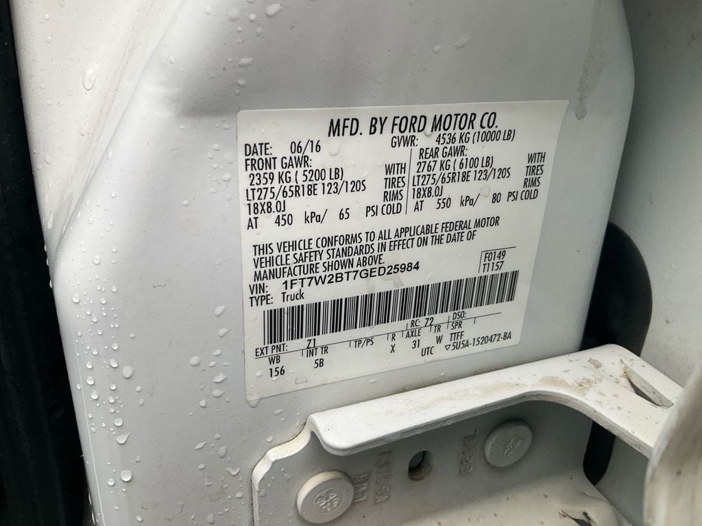 2016 Ford F-250SD Lariat