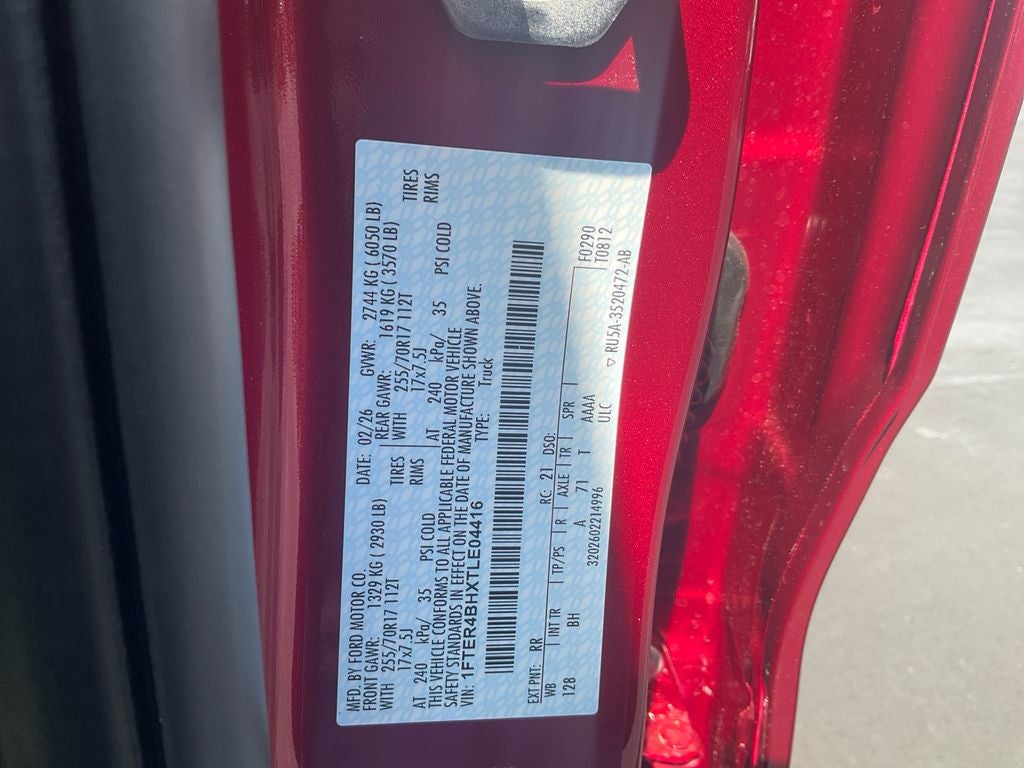 2026 Ford Ranger XL STX