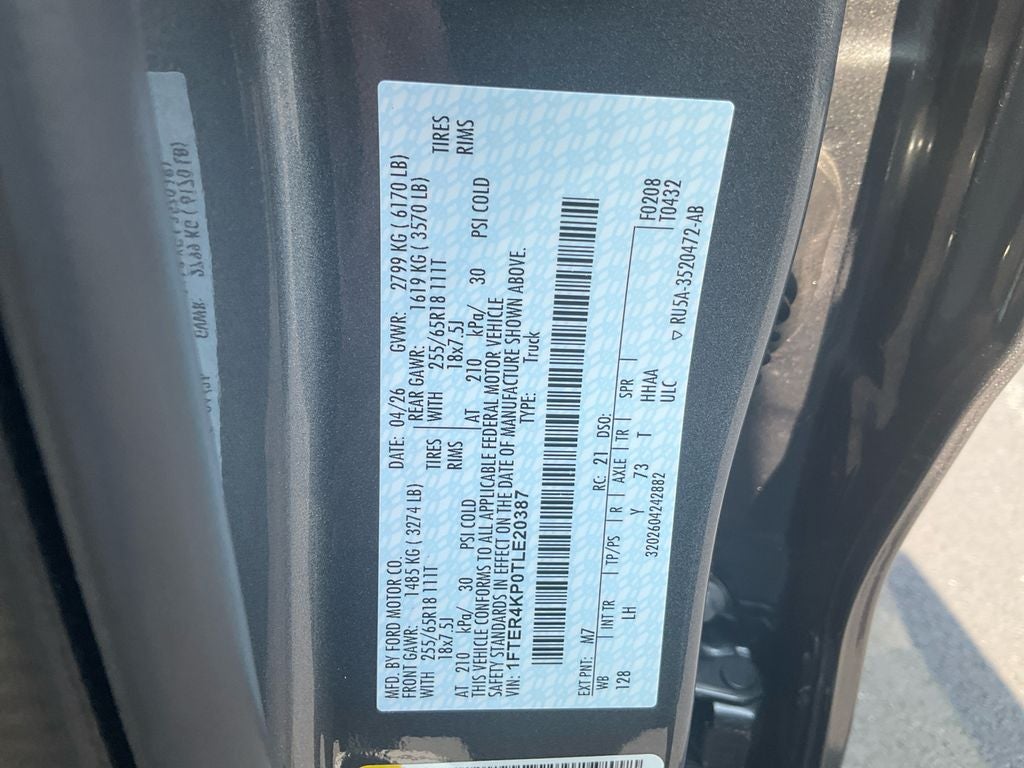 2026 Ford Ranger Lariat