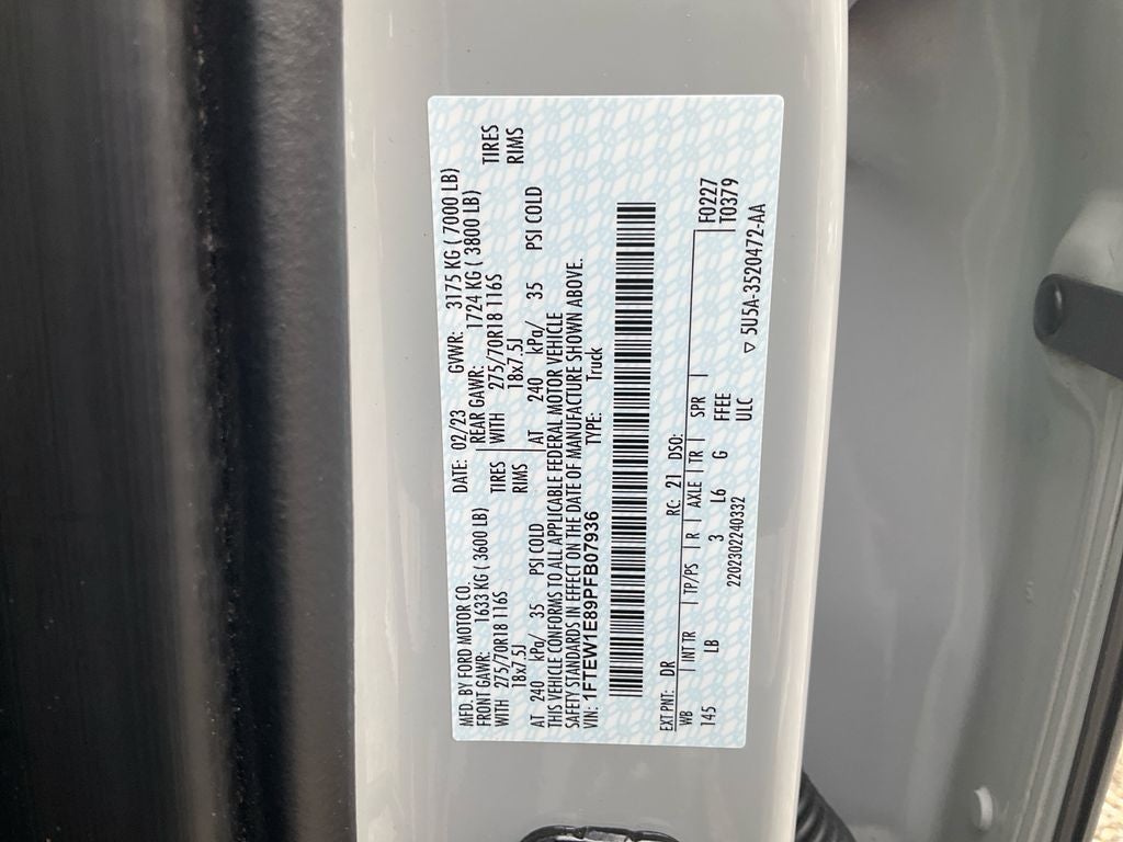 2023 Ford F-150 Tremor