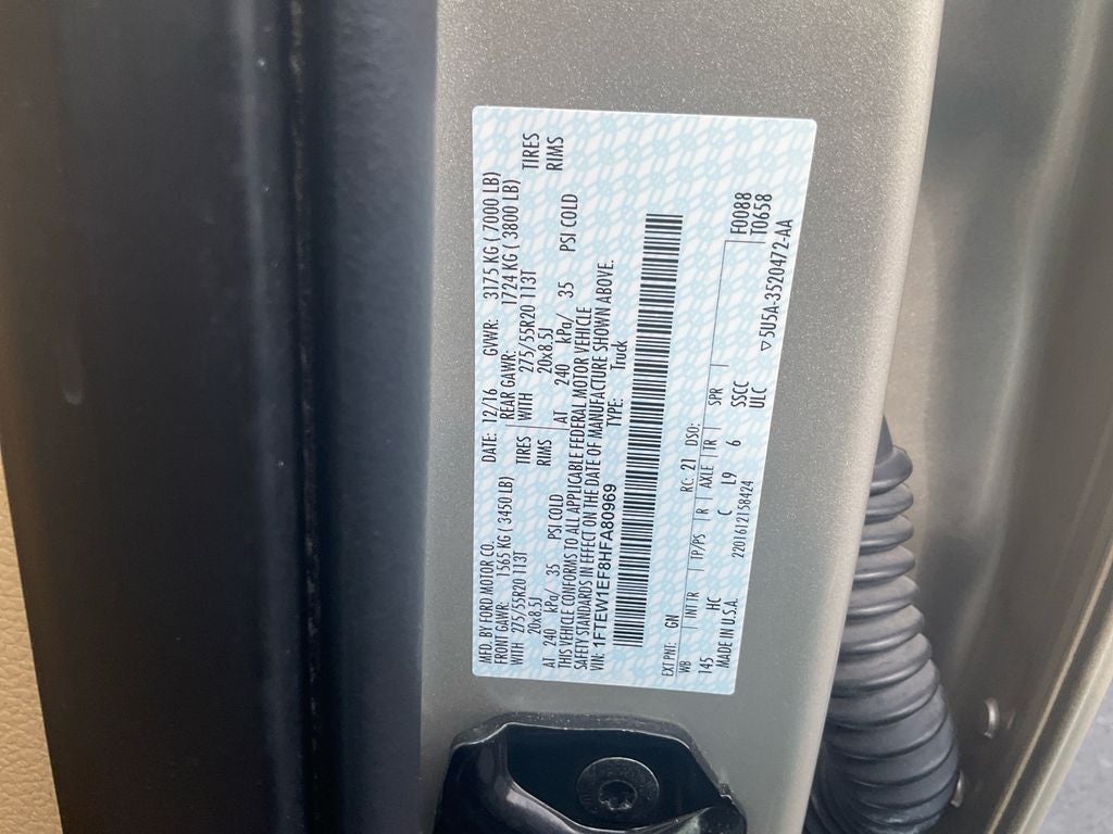 2017 Ford F-150 Lariat