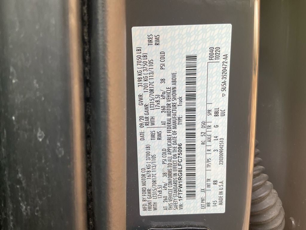 2020 Ford F-150 Raptor