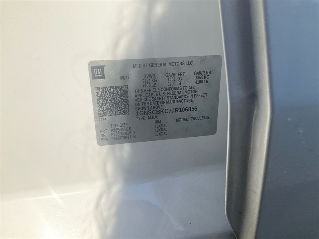 2018 Chevrolet Tahoe LT