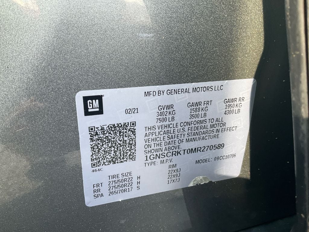 2021 Chevrolet Tahoe RST