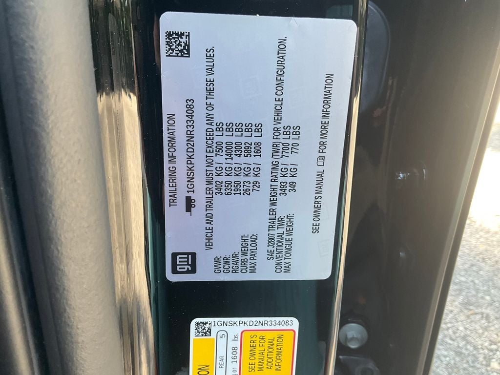 2022 Chevrolet Tahoe Z71