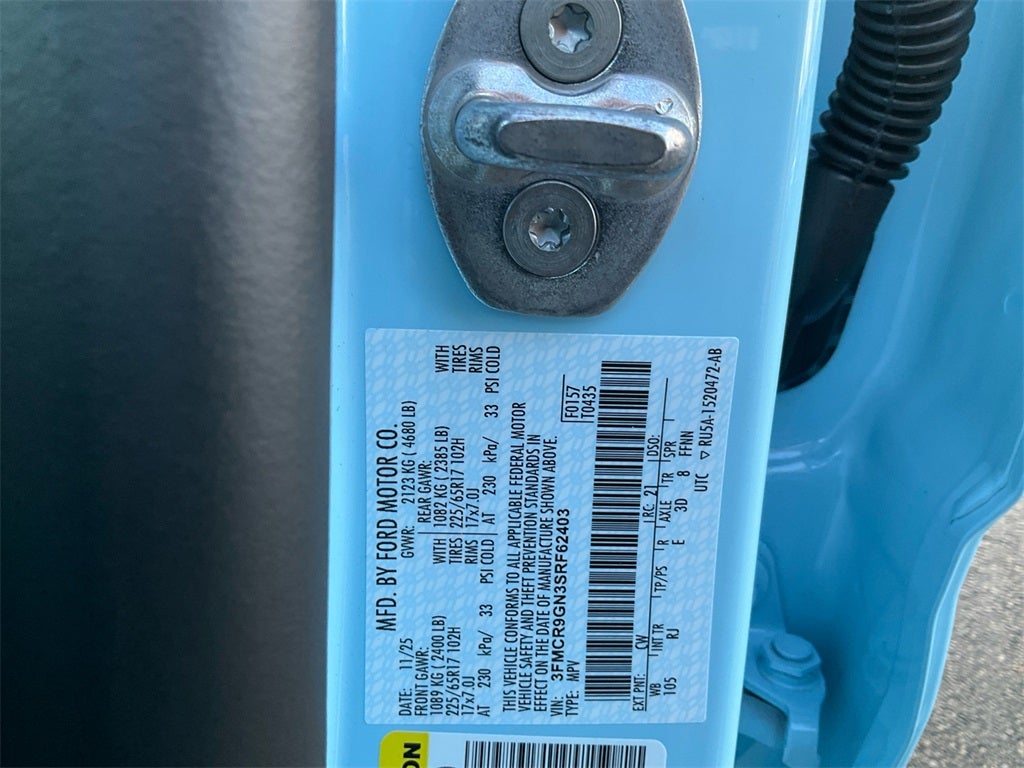 2025 Ford Bronco Sport Heritage