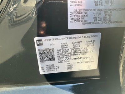 2024 Chevrolet Silverado 1500 Custom Trail Boss