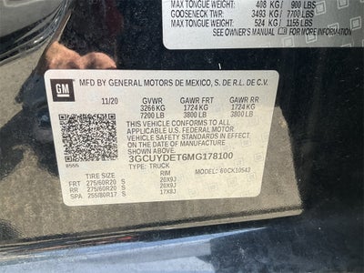 2021 Chevrolet Silverado 1500 LT LT1