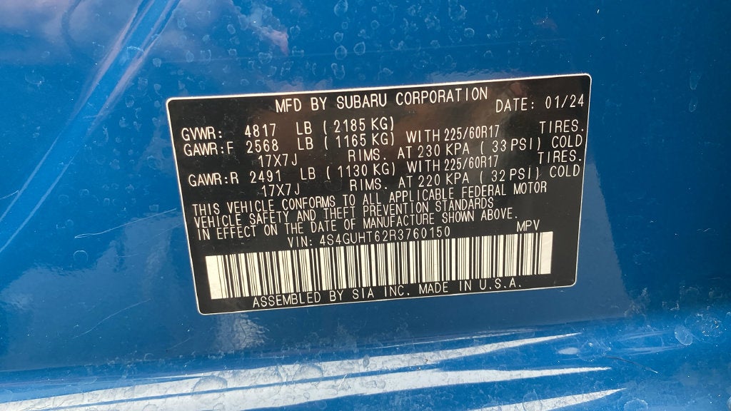 2024 Subaru Crosstrek Wilderness