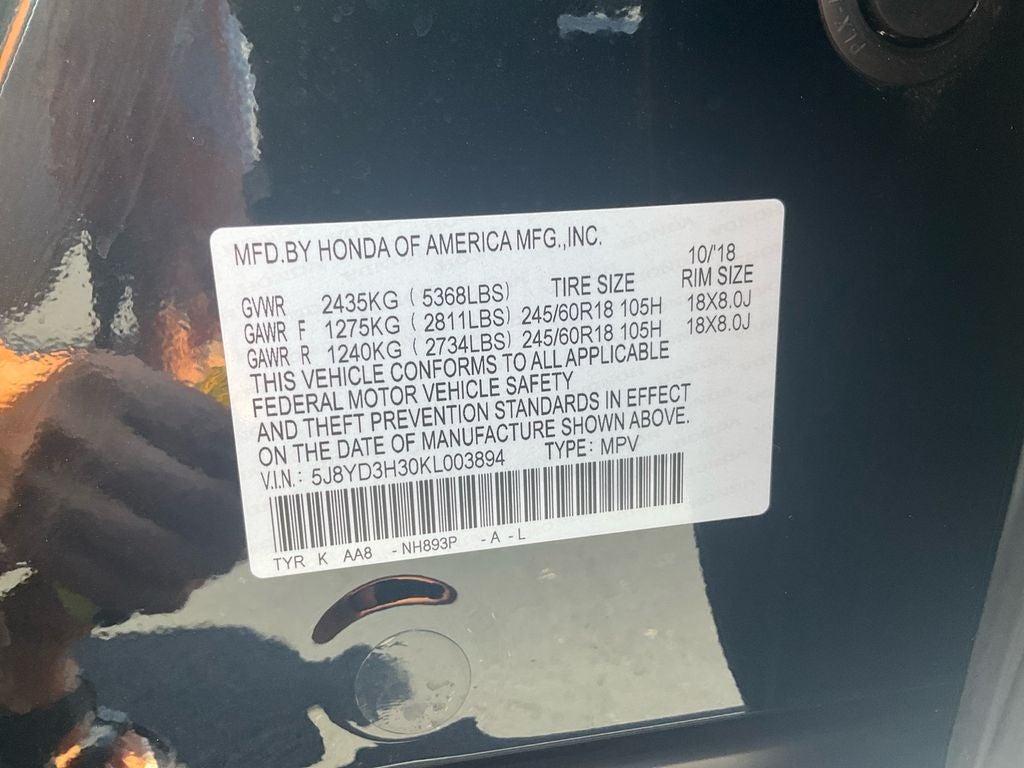 2019 Acura MDX 3.5L