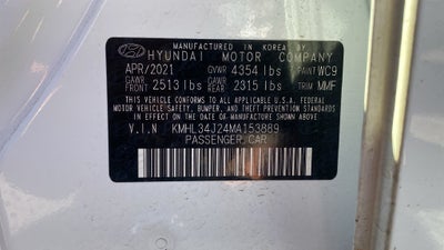 2021 Hyundai Sonata Limited