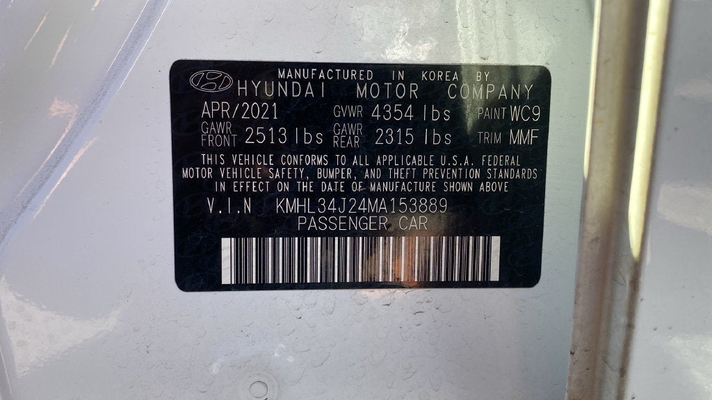 2021 Hyundai Sonata Limited