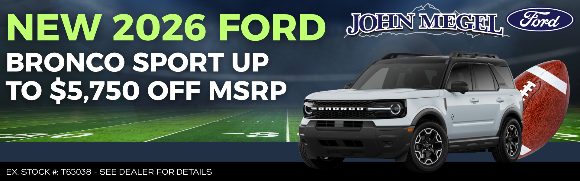 New 2026 Ford Bronco Sport Up to $5,750 OFF MSRP