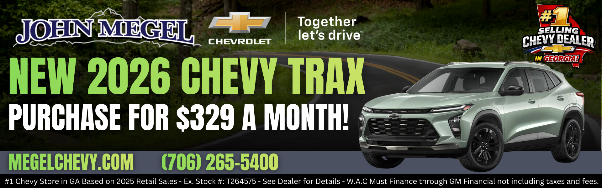 New 2026 Chev Trax Purchase for $329 A Month!