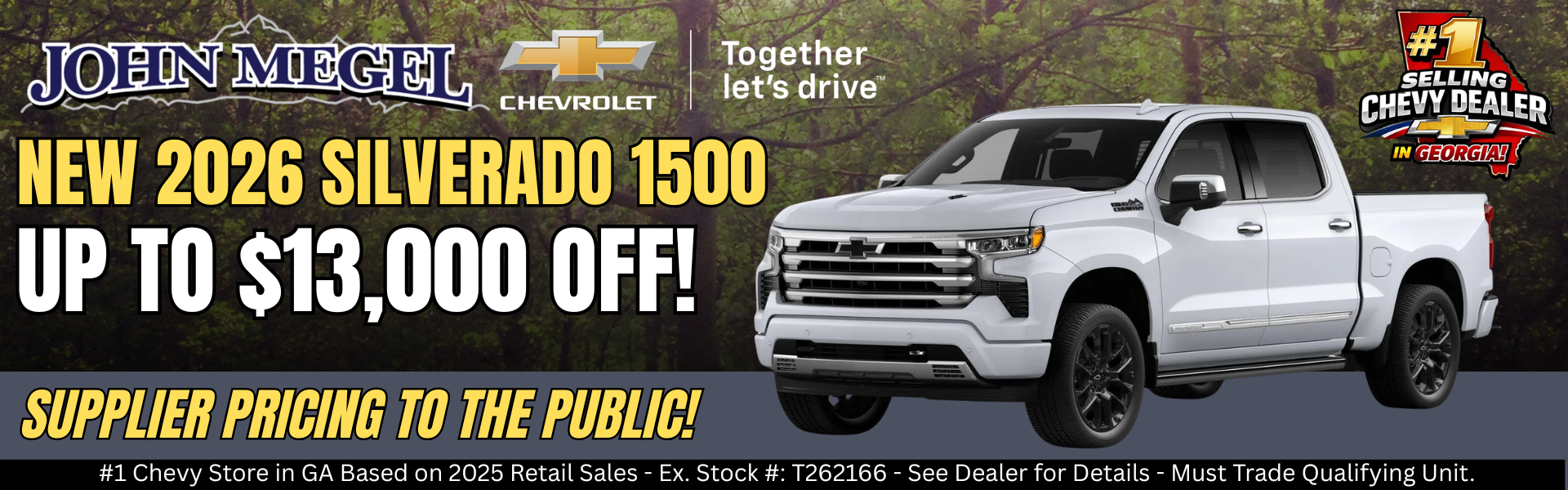 New 2026 Silverado Up to $13,000 OFF!