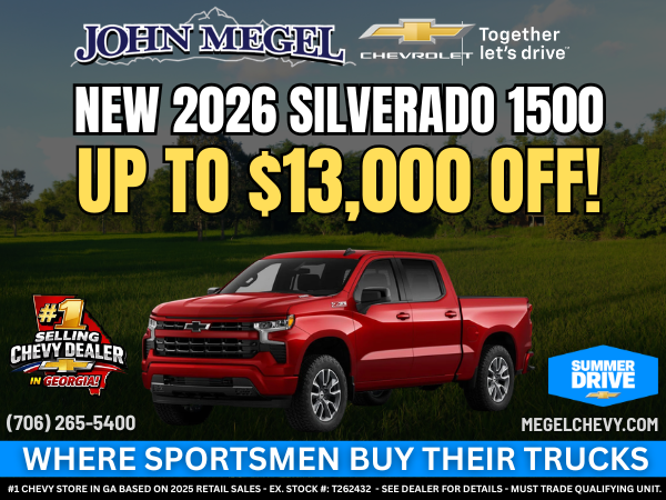 New 2026 Silverado 1500 Up to $13,000 OFF!