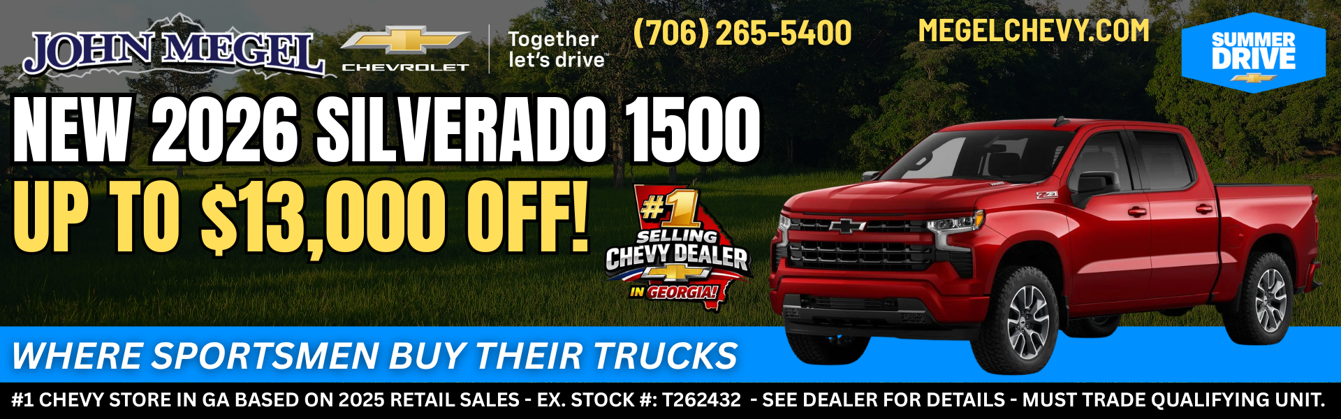 New 2026 Silverado 1500 Up to $13,000 OFF