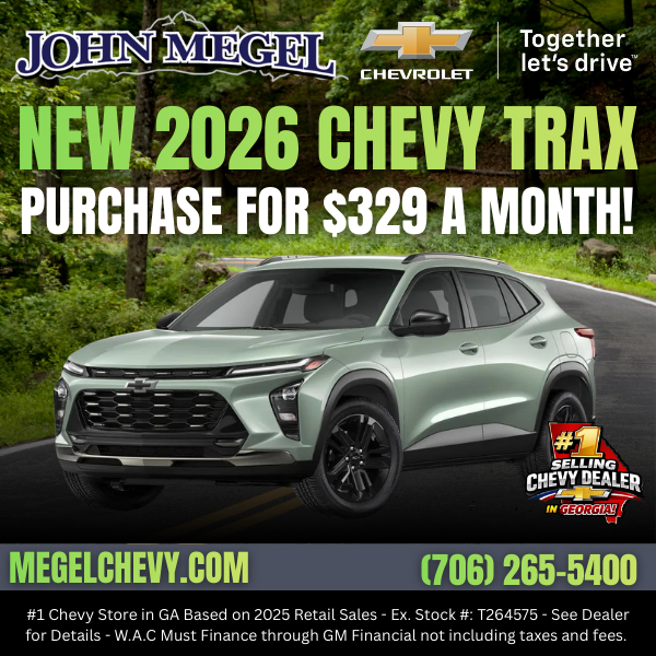 New 2026 Chev Trax Purchase for $329 A Month!