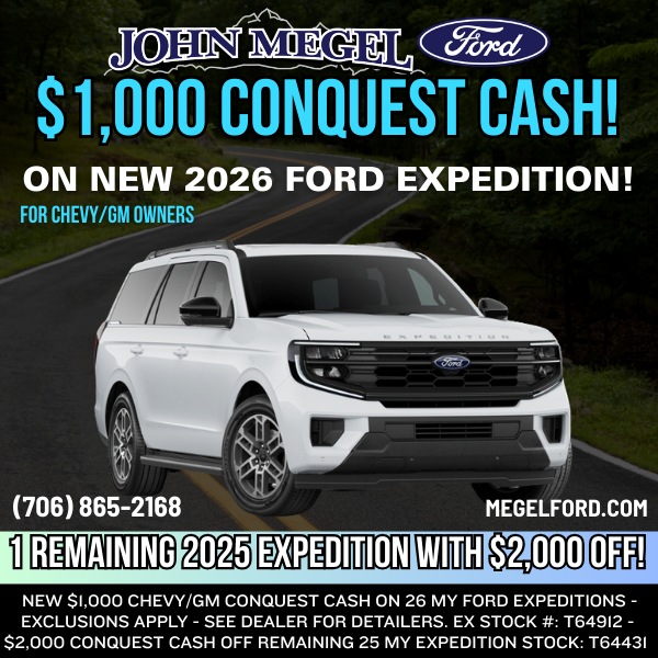 New 2026 Ford Expedition Conquest Cash